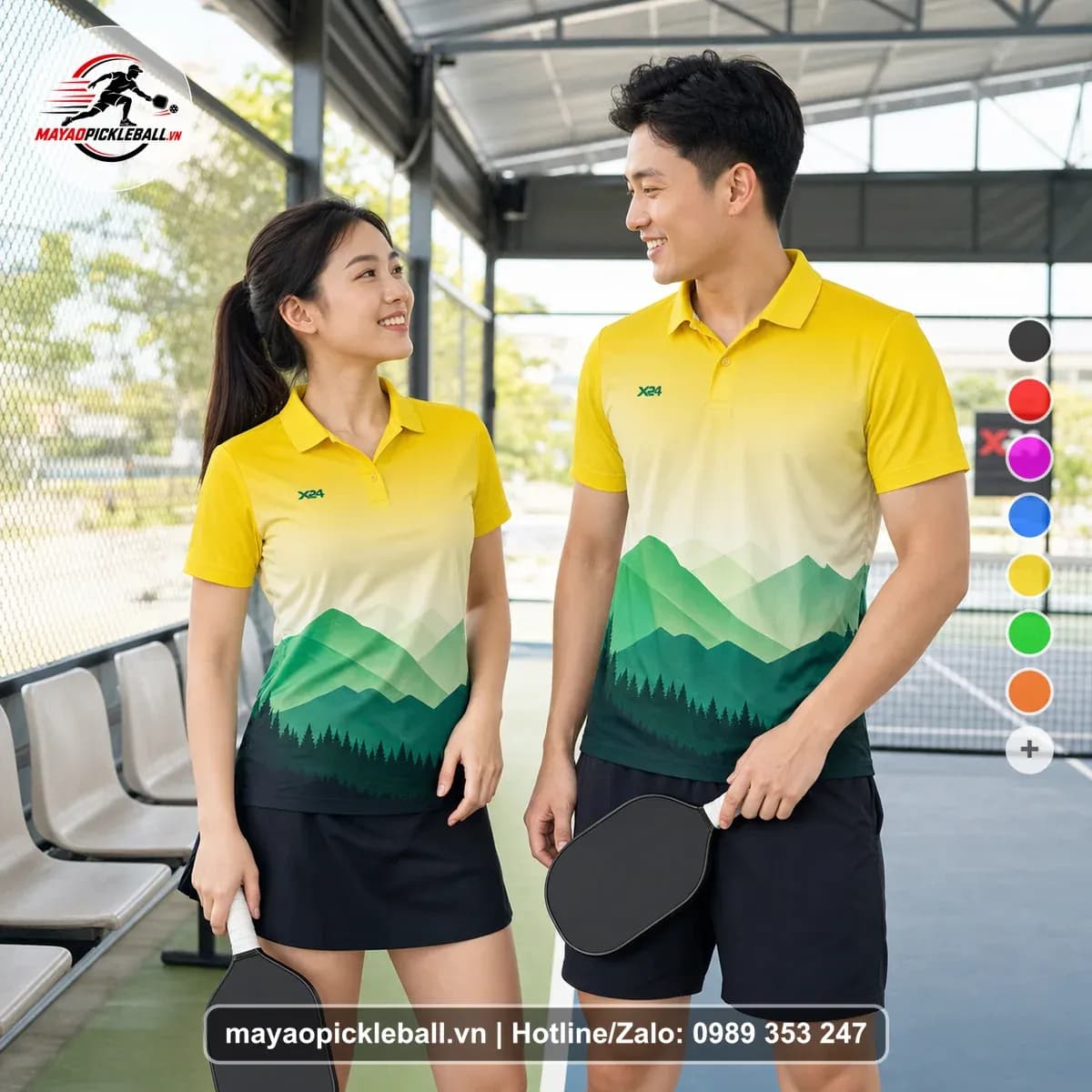 Bộ Quần Áo Pickleball X24-PB-606 Nổi Bật
