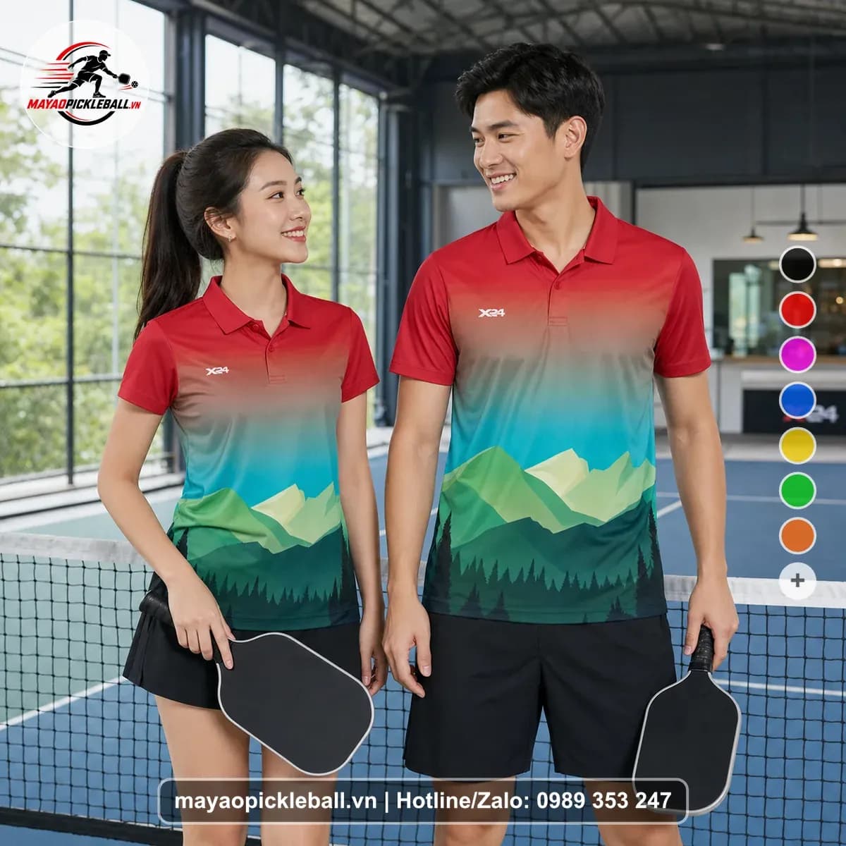 Bộ Quần Áo Pickleball X24-PB-607 Nổi Bật