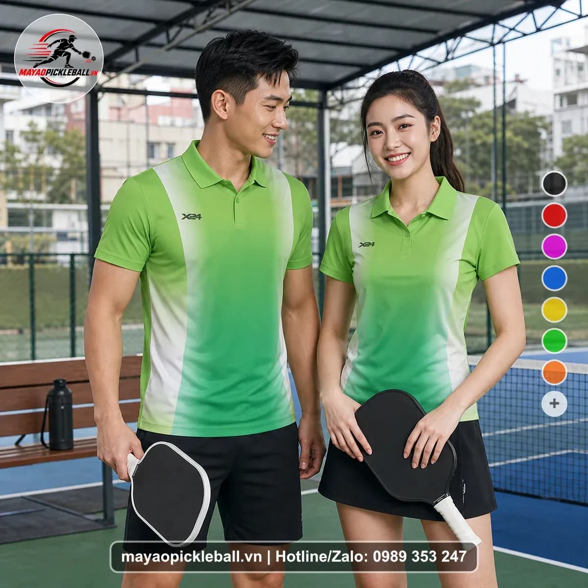 Bộ Quần Áo Pickleball X24-PB-608 Nổi Bật