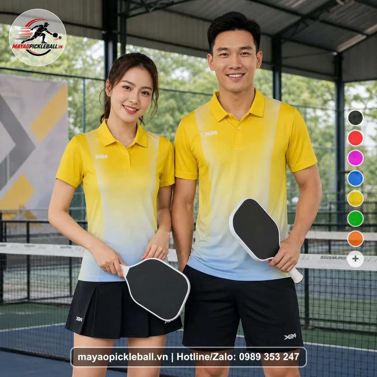 Bộ Quần Áo Pickleball X24-PB-609 Đỏ