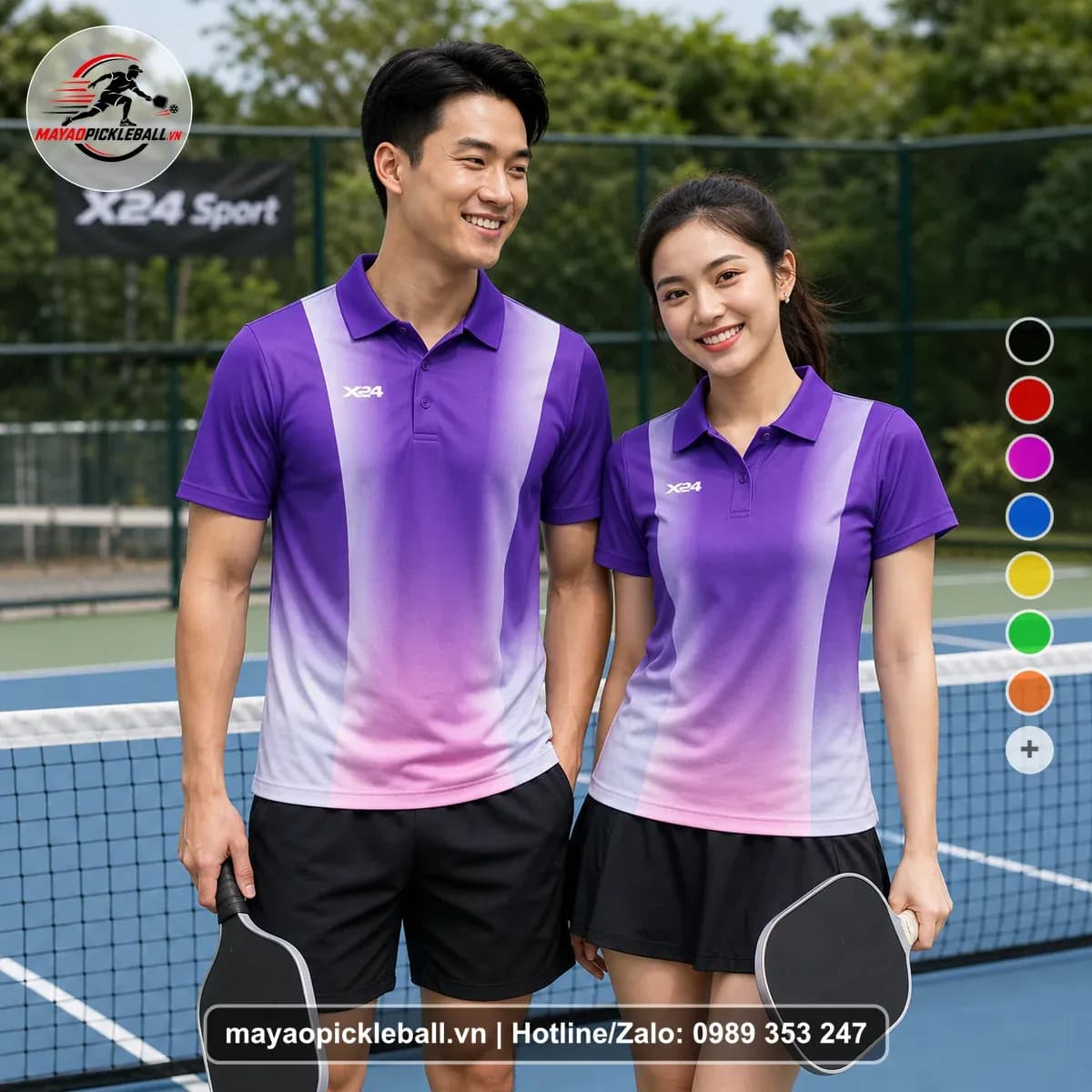 Bộ Quần Áo Pickleball X24-PB-610 Nổi Bật