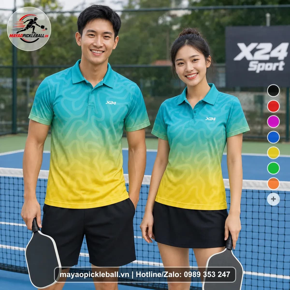 Bộ Quần Áo Pickleball X24-PB-612 Nổi Bật