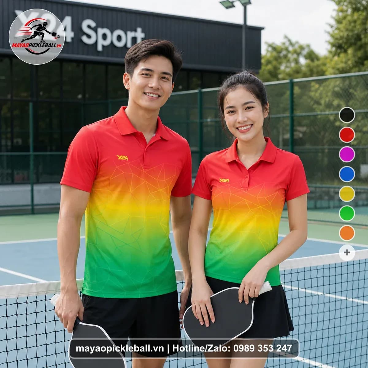 Bộ Quần Áo Pickleball X24-PB-613 Nổi Bật