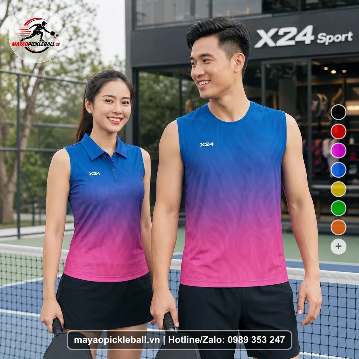 Bộ Quần Áo Pickleball X24-PB-614 Nổi Bật