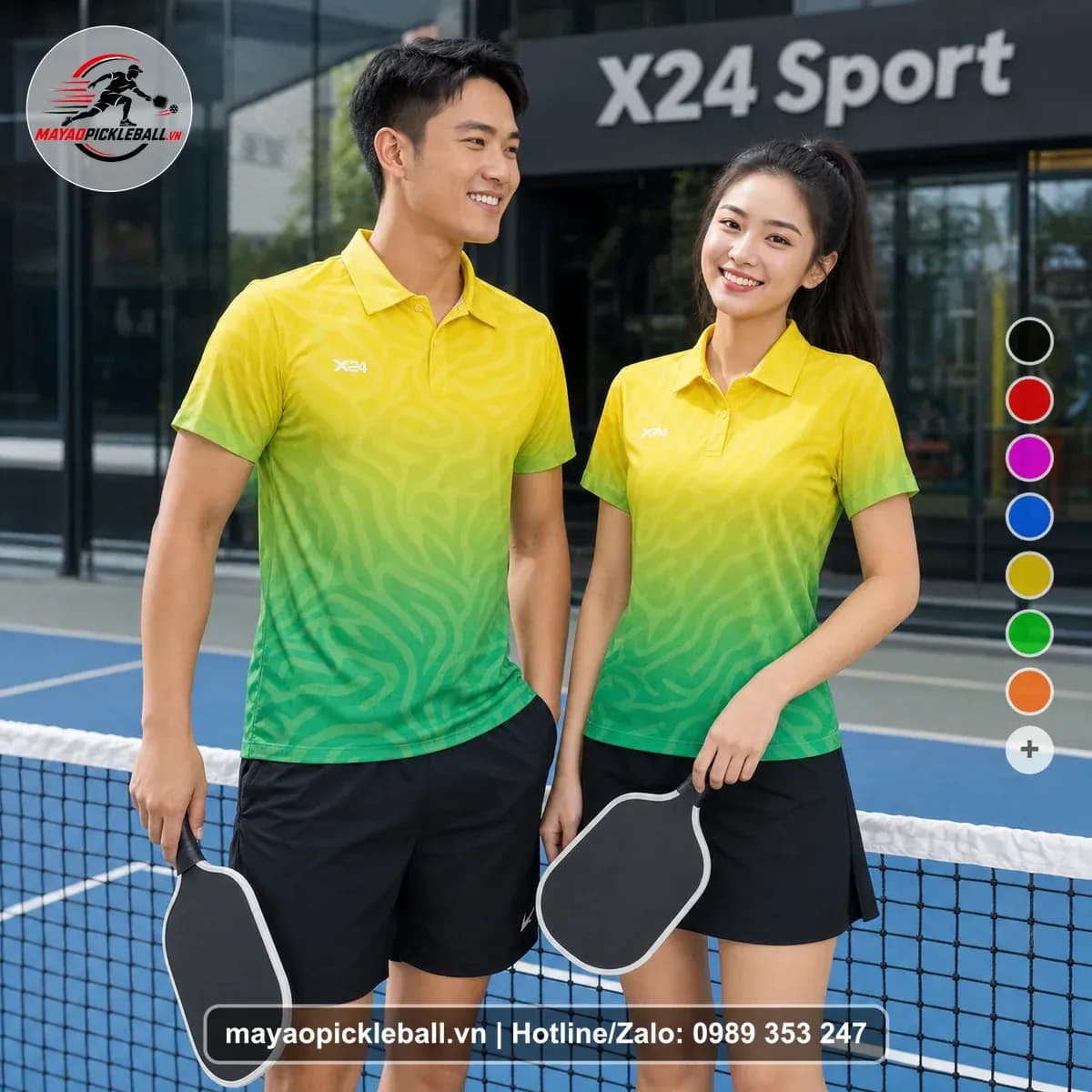 Bộ Quần Áo Pickleball X24-PB-615 Nổi Bật