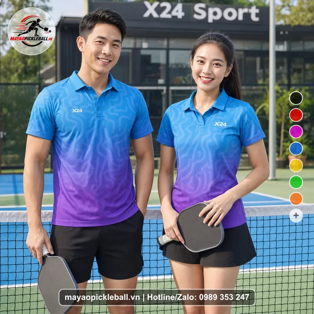 Bộ Quần Áo Pickleball X24-PB-616 Nổi Bật