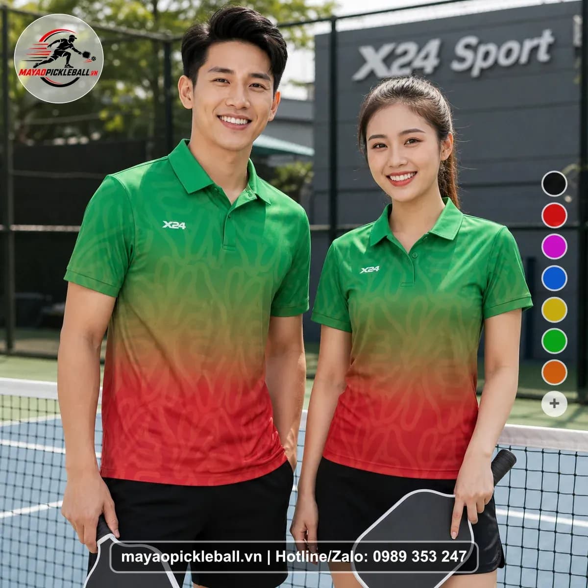 Bộ Quần Áo Pickleball X24-PB-617 Nổi Bật