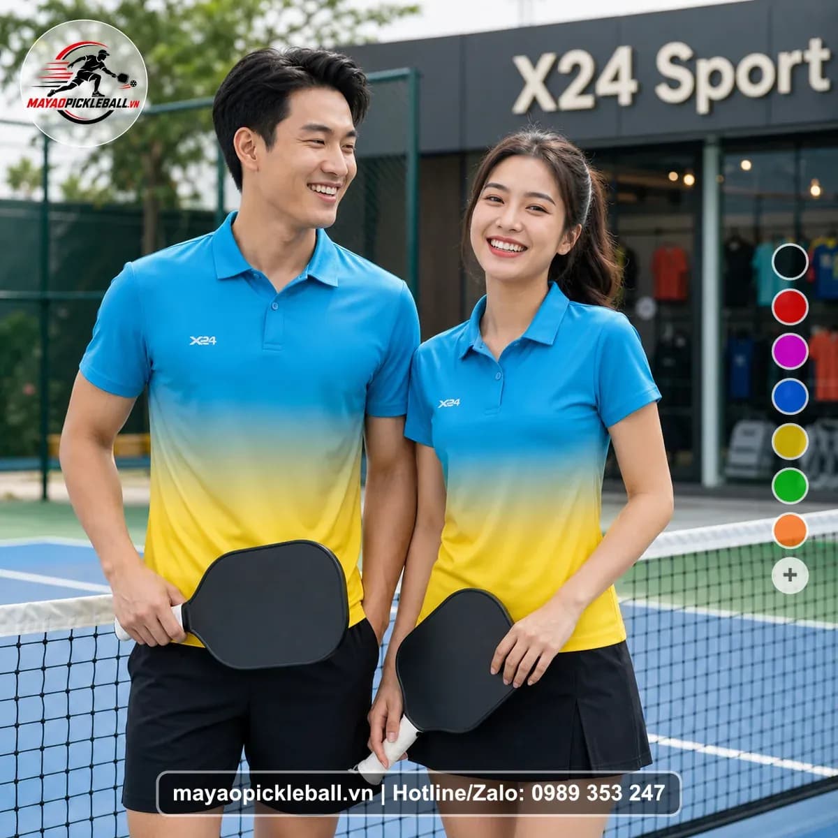 Bộ Quần Áo Pickleball X24-PB-618 Nổi Bật