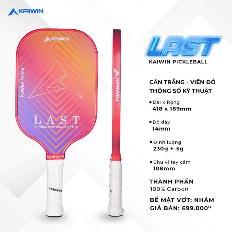 Vợt Pickleball Kaiwin Last