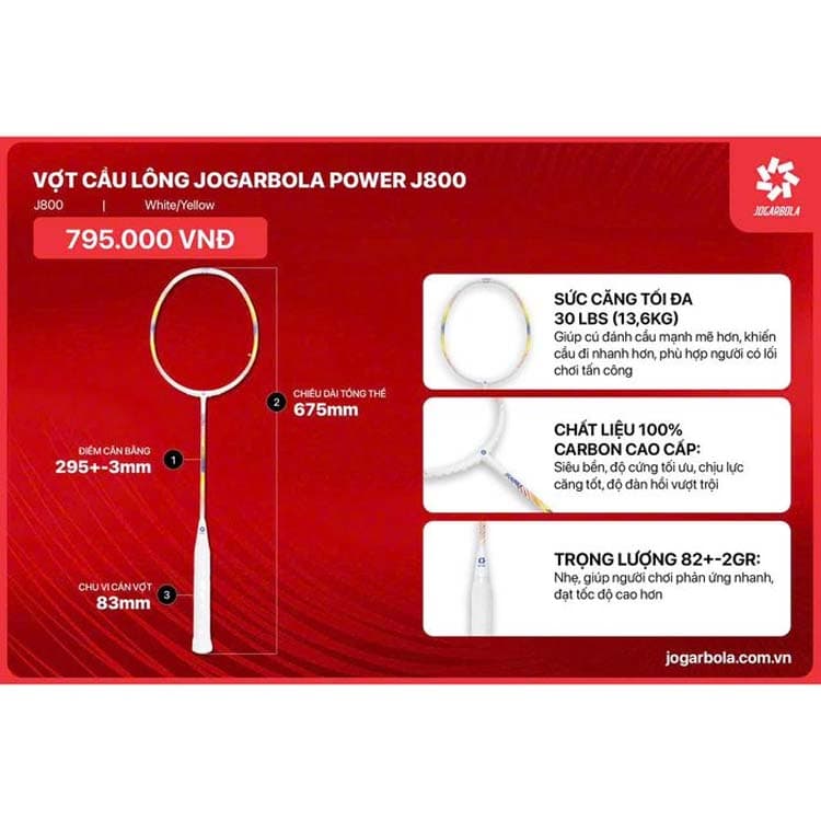 Vợt Cầu Lông Jogarbola Power
