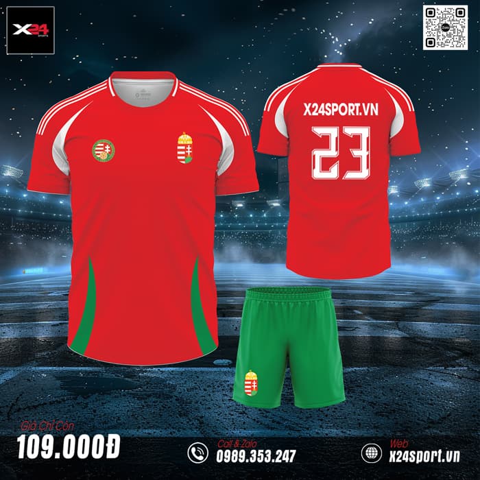 Quần Áo Bóng Đá Đội Tuyển Hungary Euro 2024