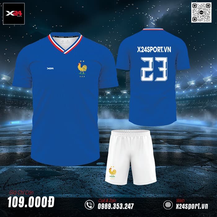 Quần Áo Bóng Đá Đội Tuyển Pháp Euro 2024