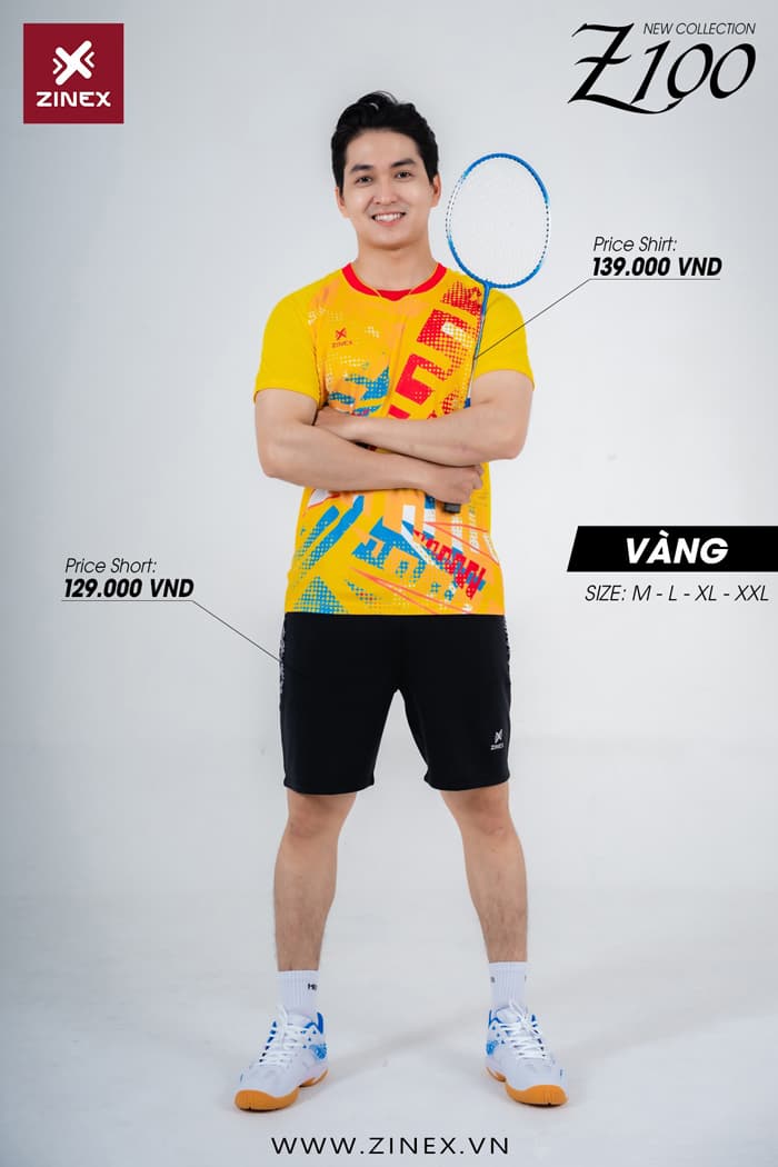 Áo Cầu Lông Zinex Z100 Nam
