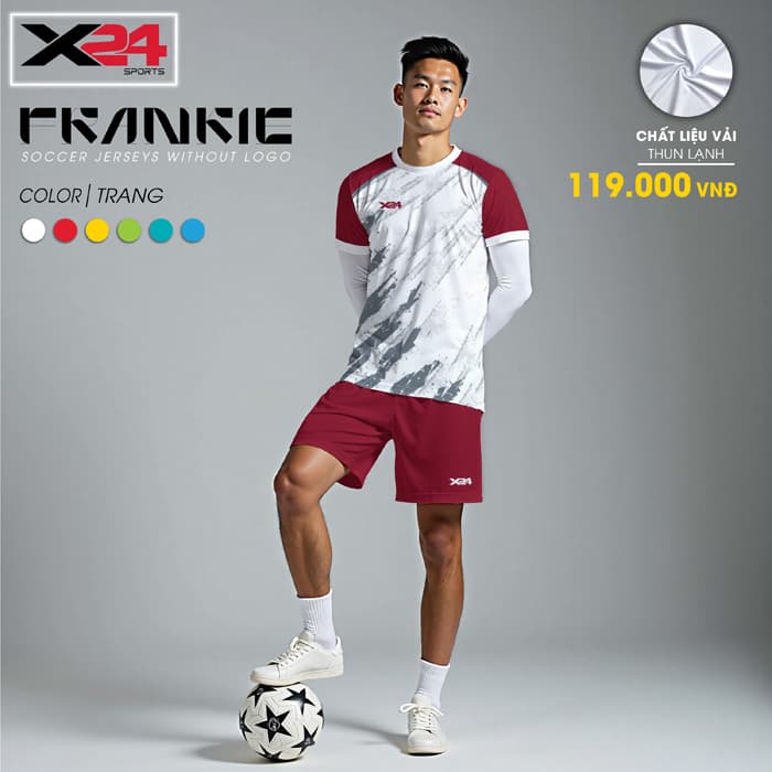 Quần Áo Bóng Đá Không Logo X24 – Frankie