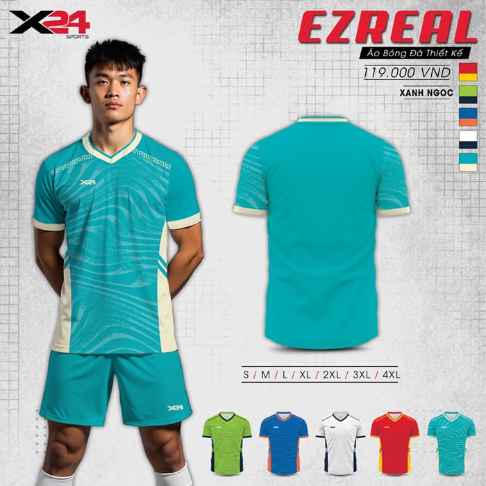 Quần Áo Bóng Đá Không Logo X24 – Ezreal