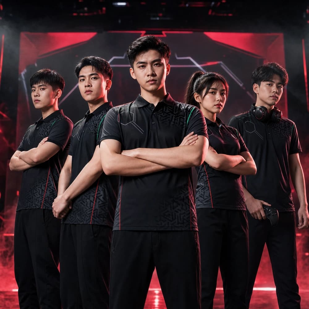 Áo thi đấu gaming X24-GM-327 Đen, Đỏ