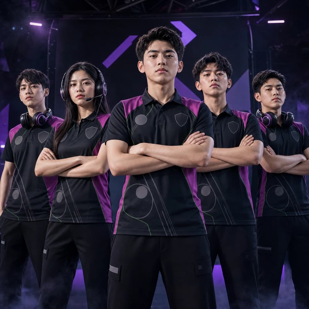 Áo thi đấu gaming X24-GM-406 Đen, Tím