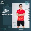 Áo Cầu Lông Zinex Z200 Nam Đỏ