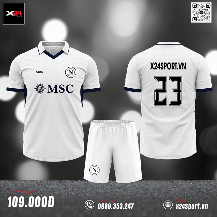 Quần Áo Bóng Đá Câu Lạc Bộ Napoli 24/25 Sân Khách