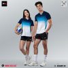 Áo Bóng Chuyền Màu Trắng Xanh