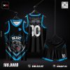 Bộ Thể Thao BEAST Màu Đen Xanh - Báo Gấm Thép Lạnh