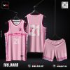 Bộ đồ bóng rổ Pink Panther hồng pastel thiết kế cá tính