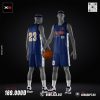 Bộ đồ bóng rổ Panthers xanh navy – Năng lượng thi đấu, chất liệu thoáng mát