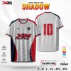 Áo bóng đá X24 Sports SHADOW trắng phối đỏ – Năng động, thời trang và đậm cá tính