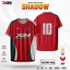 Áo đá bóng SHADOW đỏ – Mạnh mẽ và tiện dụng cho dân đá phủi