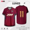 Áo Thể Thao LUNES Đỏ Đô – Đẳng Cấp Sân Cỏ