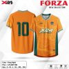 Áo Bóng Đá Thiết Kế Forza Vàng Nghệ - Sức Mạnh & Đam Mê Thể Thao