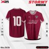 Áo Thể Thao X24 SPORT Stormy Đỏ Đô – Thiết Kế Cá Tính, Mạnh Mẽ
