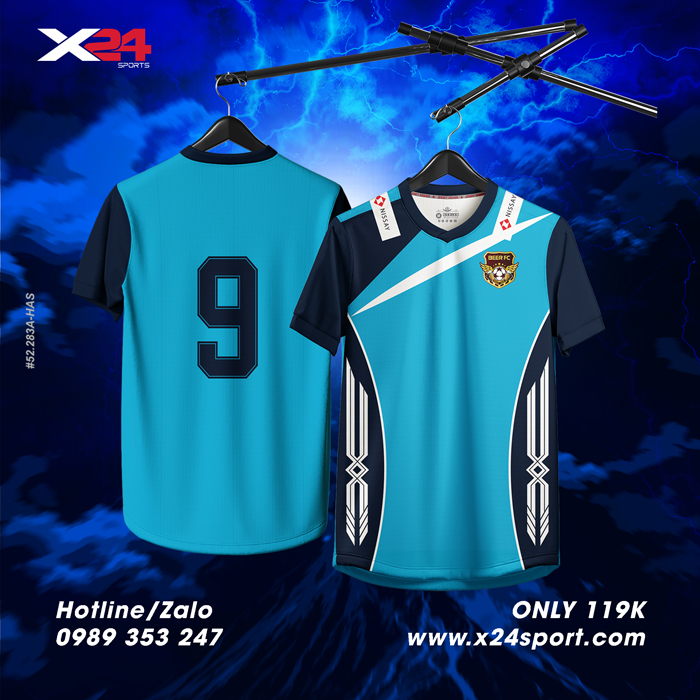 Áo Bóng Đá Thiết Kế Màu Xanh Đen – Đẹp, Bền, Giá Rẻ Chỉ 119K