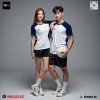 Đồng Phục Thể Thao Trắng Xanh Navy - Năng Động, Unisex, Chất Liệu Thoáng Mát