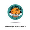 Logo Bóng Rổ CLB Sinh Viên - Màu Cam Nổi Bật, Phong Cách Năng Động