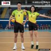 Đồng phục bóng chuyền X24-09 vàng neon - nổi bật và chuyên nghiệp