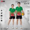 Áo Bóng Chuyền X24-05 Xanh Kết - Unisex Cá Tính, Chất Liệu Dri-Fit Thoáng Mát