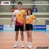 Áo Bóng Chuyền X24-09 Màu Vàng Cam Rực Rỡ
