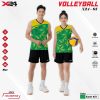 Đồng phục bóng chuyền X24 - 01 xanh két nổi bật, năng động