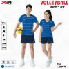 Áo bóng chuyền thể thao X24-04 màu xanh bích - Thiết kế năng động, chất liệu cao cấp