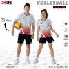 Đồng phục bóng chuyền X24-06 trắng đỏ năng động