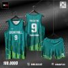 Đồng phục bóng rổ trẻ em X24 Sport màu xanh ngọc thiết kế hiện đại